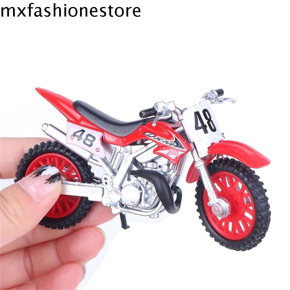 MXFASHIONE รถจักรยานยนต์รุ่น,จําลองเลื่อนฟังก์ชั่นโลหะผสม Motocross ของเล่น,งานอดิเรก Off-road 1:18 Imulation รถจักรยานยนต์โลหะของเล่นรถตกแต่ง