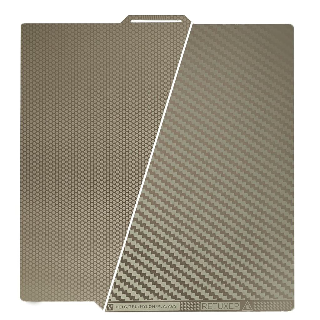 รังผึ้ง + คาร์บอนไฟเบอร์รูปแบบแกะสลัก Bambu สร้างแผ่นสําหรับ Bambu Labs X1C/X1E/P1P/P1S/A1 3D Pritne