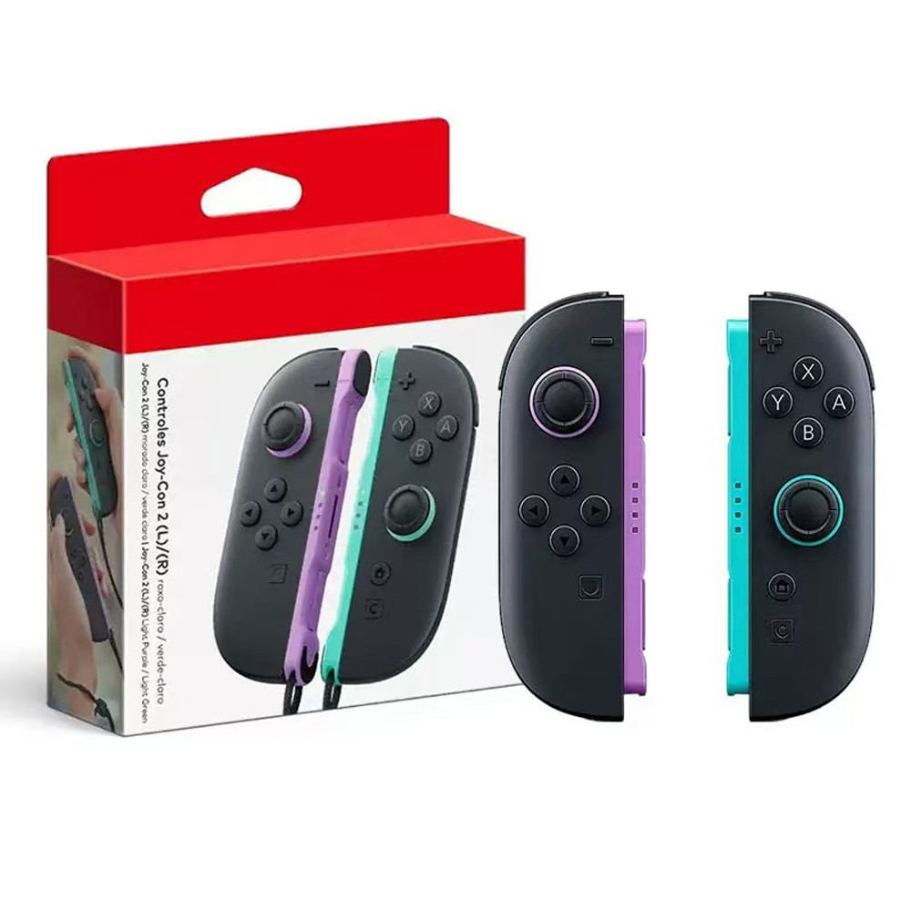 สําหรับ Nintendo Switch 2 คอนโทรลเลอร์ JoyCon พร้อมการควบคุมการเคลื่อนไหว, เกมแพดบลูทูธไร้สายสําหรับอุปกรณ์เสริมสําหรับเล่นเกมคอนโทรลเลอร์ NS2 ซ้ายและขวา