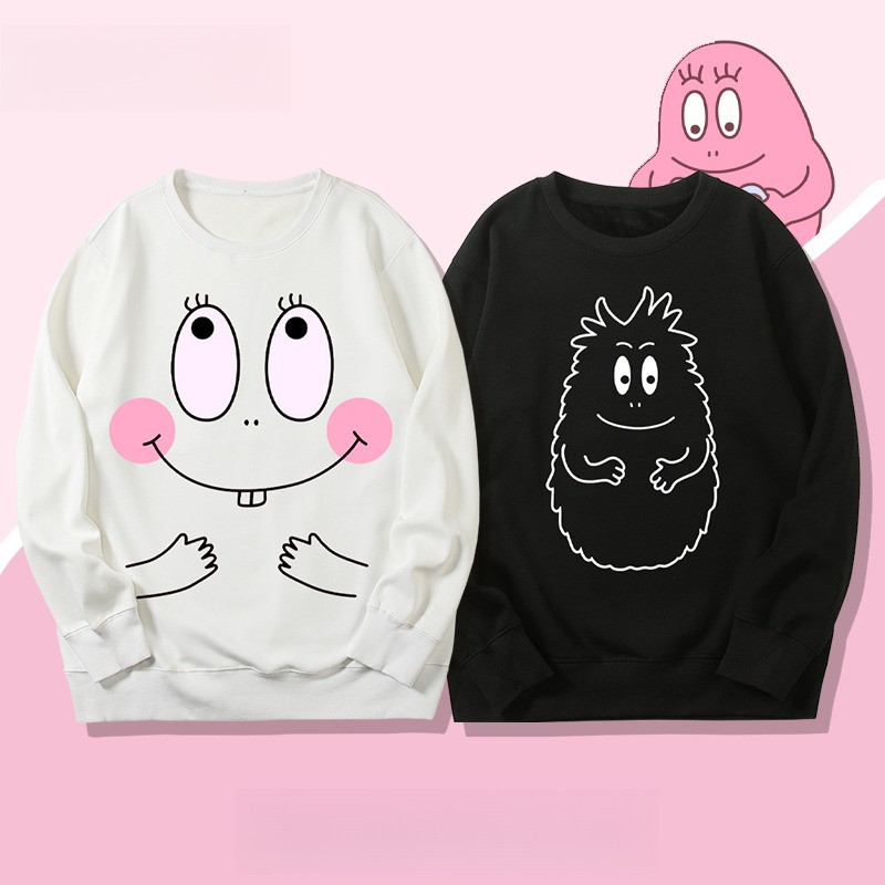 Barbapapa Sweatshirt | Cute Cartoon Family Unisex Pullover Couple Outfit