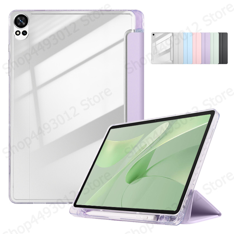 สําหรับ Huawei Matepad 12x กรณี Trifold อะคริลิค Clear Hard กลับแท็บเล็ต Funda สําหรับ MatePad 12x H