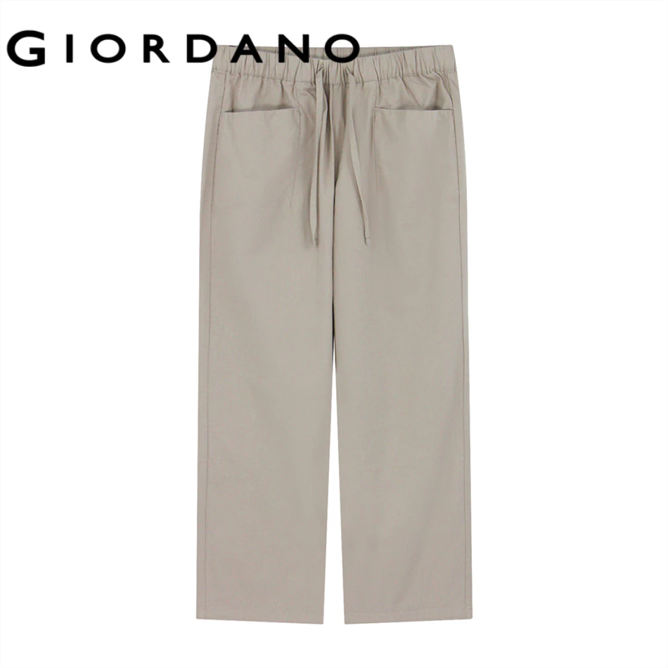 GIORDANO กางเกงขายาวผู้หญิง Women's Regular Straight Pants 05426018