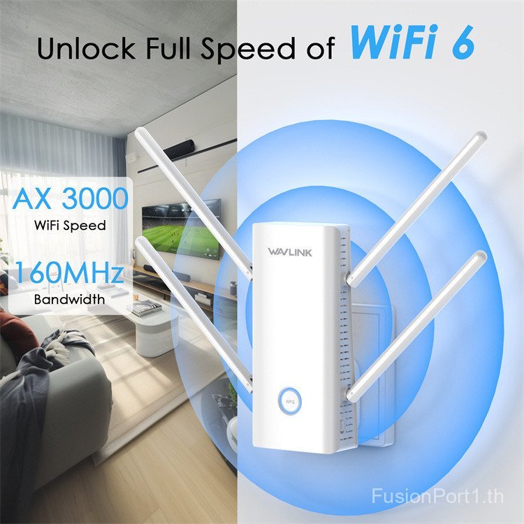 WAVLINK WN583AX3 AX3000 WiFi6 Dual Band 1.8 Gbpswifi Booster Repeater