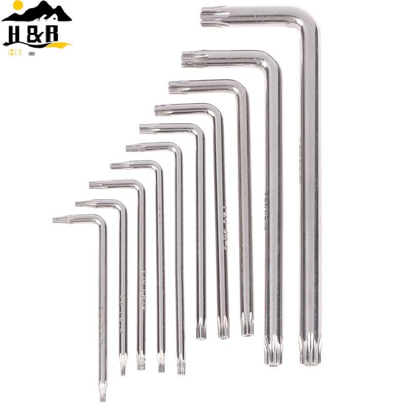 H&B T6 T7 T8 T9 T10 T15 T20 T25 T30 T40 หก Lobe Torx หัว Tamper Proof Security Bolt Hole ไขควงสกรู D