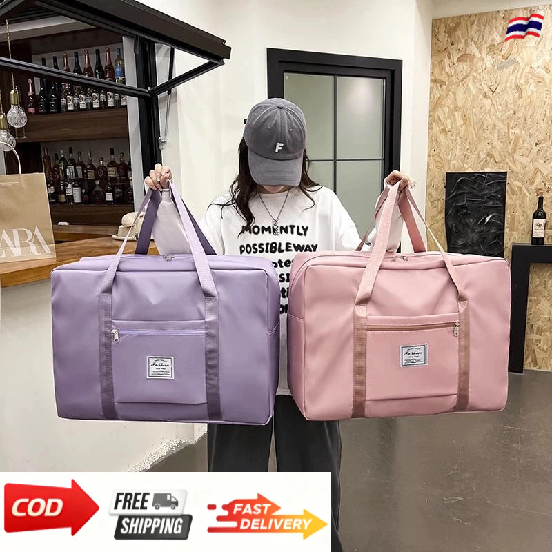 COZII กระเป๋าเดินทาง พับเก็บได้ จุของได้เยอะ พกพาง่าย สะดวก กระเป๋าเดินทางแบบถือ ใบพร้อมส่งจากไทย