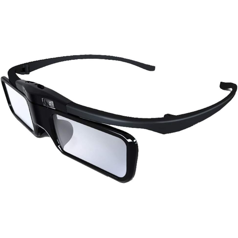 JMGO แว่นกรองแสง 3D Active แบบชาร์จได้ - รองรับโปรเจคเตอร์ JMGO DLP-Link 3D, ทีวีเลเซอร์, น้ําหนัก 2