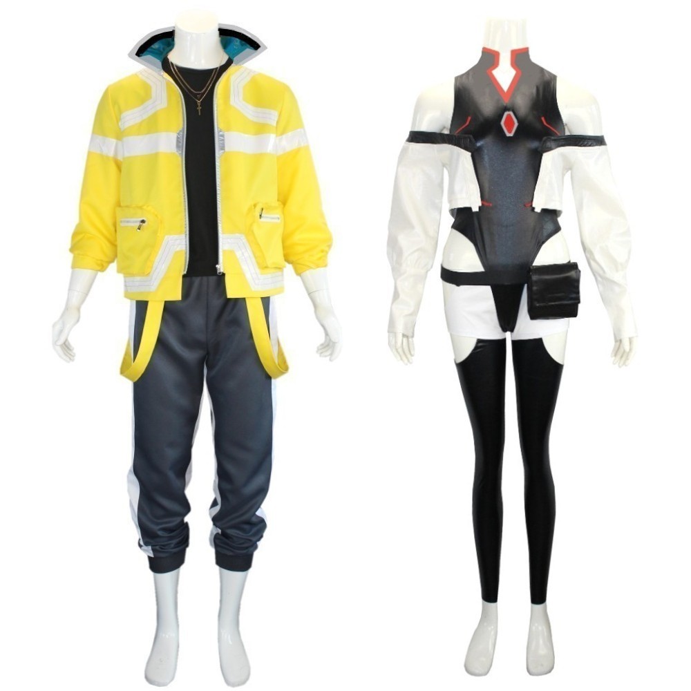 เสื้อผ้าคอสเพลย์ ธีม Cyberpunk Edge Walker แบบ Lucy และ Rebecca จากเกม 2077