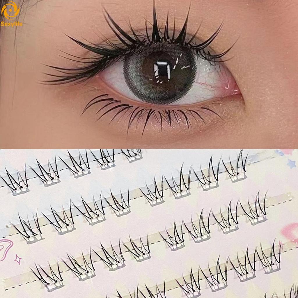 คอสเพลย์แต่ละ Lashes Clusters Soft Manga Bottom Cluster Lashes สําหรับช้อปปิ้งออกเดททุกวันใช้