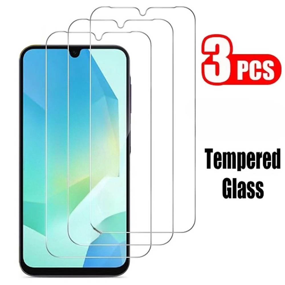 3 ชิ้นป้องกันหน้าจอฟิล์มกระจกนิรภัยสําหรับ Samsung Galaxy F62 F56 F55 F54 F42 F41 F36 F34 F23 F22 5G