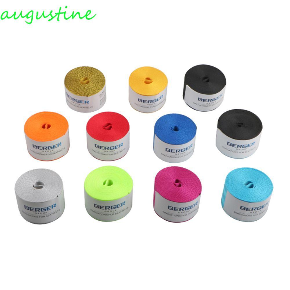 AUGUSTINE เข็มขัดนิรภัย 3.6Mx4.8 ซม.รถดัดแปลงแฟชั่น Universal Thicken เสริม Webbing สายรัด