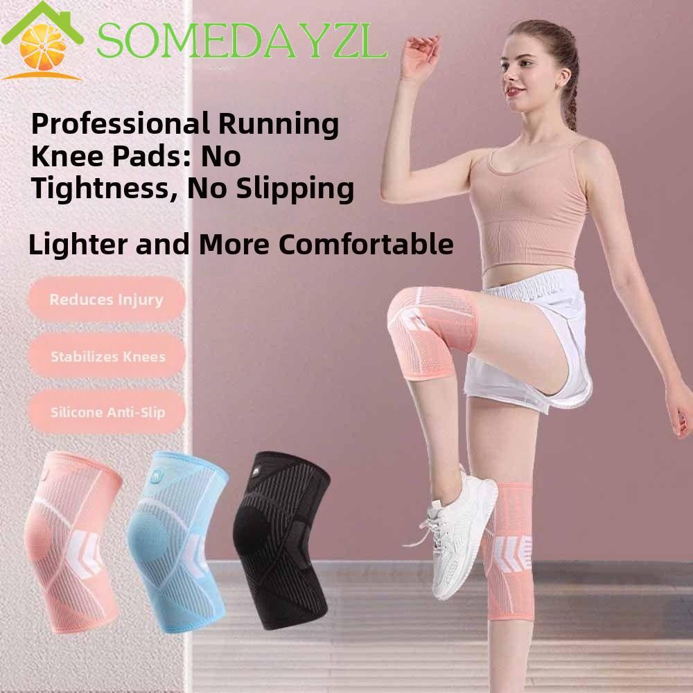 SOMEDAYZL สนับเข่า ซับในระบายอากาศได้ ป้องกันการกระทบและการกระแทก เพิ่มความเสถียรให้ข้อเข่า