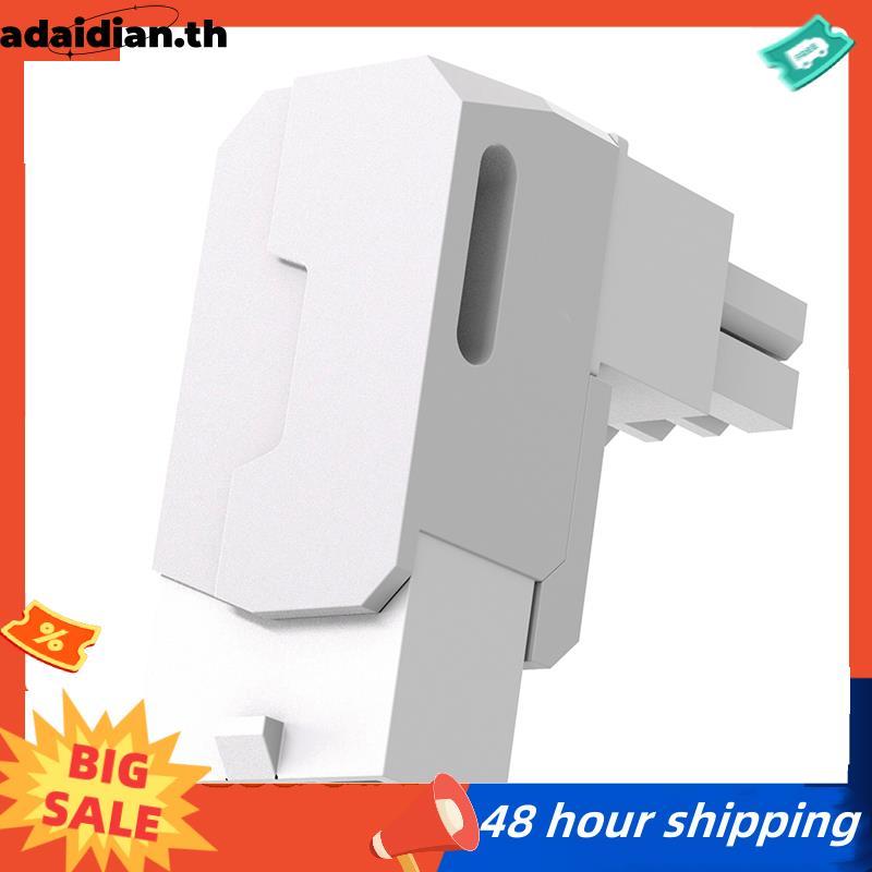 8-Pin PCIe GPU Power Adapter 90 องศามุม Power Adapter Connector สําหรับเดสก์ท็อปกราฟิกการ์ดสีขาว RVS