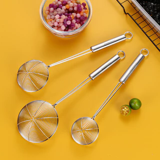 Homeware Store กระชอนตักไข่มุก ช้อนตักไข่มุก สแตนเลส สำหรับเปิดร้าน 6 cm/8cm/10cm ใช้งานอเนกประสงค์ YMPM