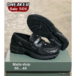 1906L Loafer รองเท้าผ้าใบแบบสวม Sz.36-45 Eu พร้อมกล่อง ใส่สบาย ทรงสวย V74A113