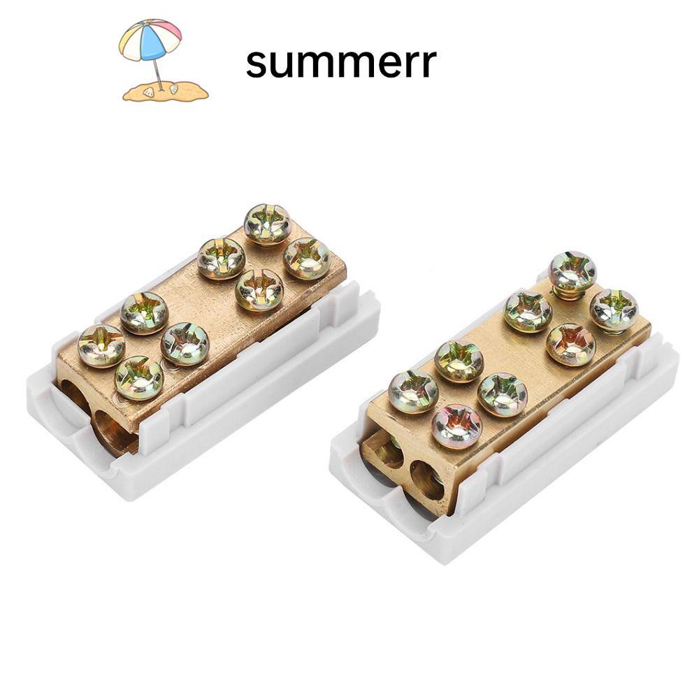 SUMMERR 5 ชิ้น Terminal Spliter, 1000 โวลต์ 100A Parallel Spliter, Parallel Connector 2.5-16mm2 ZK-1