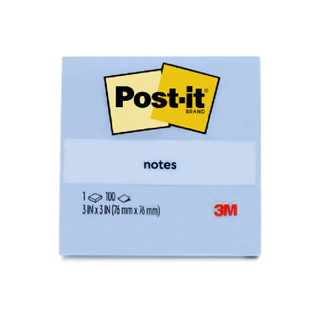 POST-IT กระดาษโน้ต รุ่น 654 สีฟ้าพาสเทล ขนาด 3x3 นิ้ว แพ็ค 1…