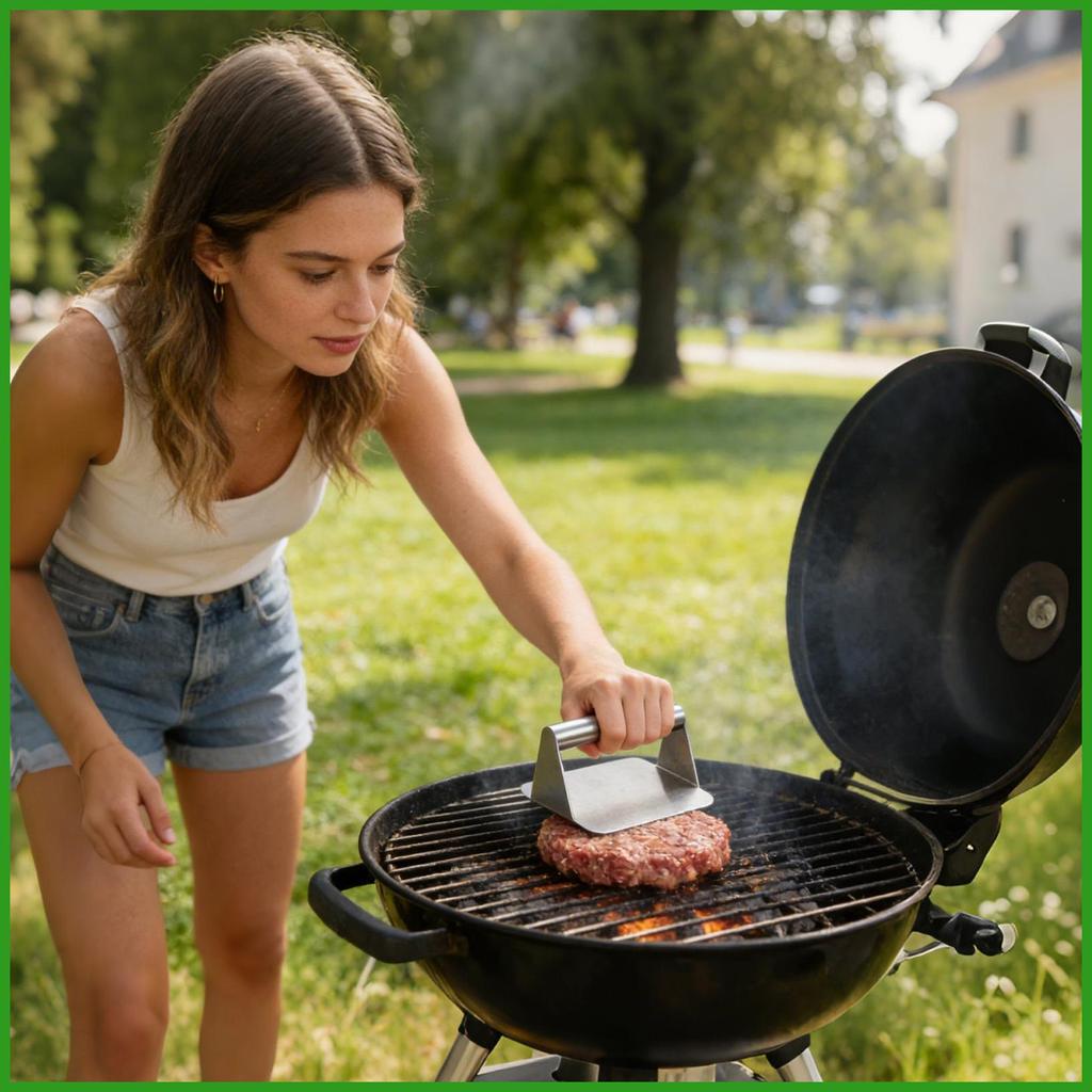 Griddle Dome ฝาครอบนึ่งสี่เหลี่ยมสแตนเลส Bastting Dome สําหรับ Griddle ด้วยเนื้อกดและไม้พายสําหรับ b