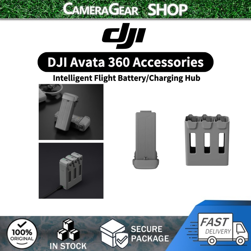 ใหม่อุปกรณ์เสริมDJI Avata 360: แบตเตอรี่เที่ยวบินอัจฉริยะ/แท่นชาร์จ Hub/65W เครื่องชาร์จแบบพกพา