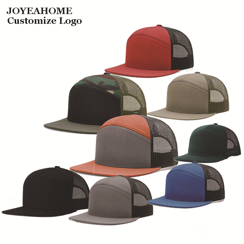 Can be embroidered with heat-transfer printed patterns logo 168 7 panel 7Plain panel American trucke