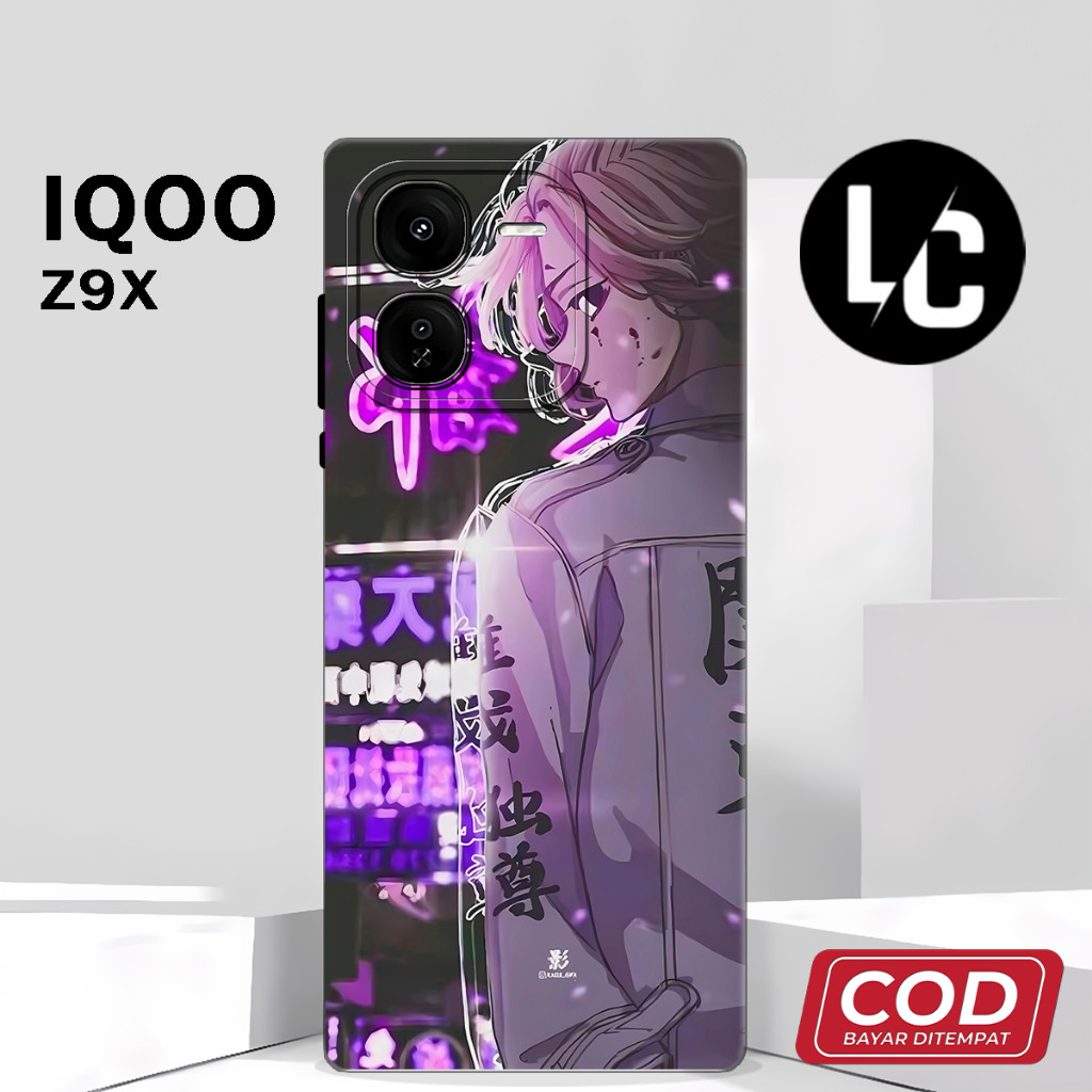 (AQ 45) ยางยืดหยุ่น Softcase สําหรับ vivo iQOO Z9x ซิลิโคน l Pro กล้อง l ปลอกล่าสุด l เคสสําหรับหญิง