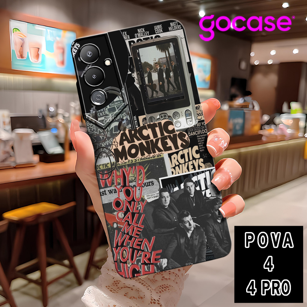 ( UVA 13 ) softcase ซิลิโคน hp ยางยืดหยุ่นเต็มรูปแบบสําหรับ Tecno Pova 4 L Pova 4 Pro l Pro กล้อง l 