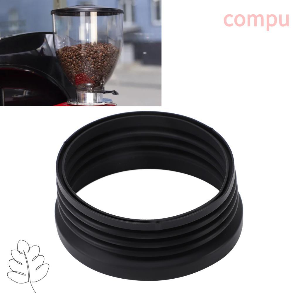 COMPU ซิลิโคน Bellow เปลี่ยน,ส่วนทดแทน Single Dose Design เครื่องบดกาแฟ Bellow, ลด Retention สีดําซิ
