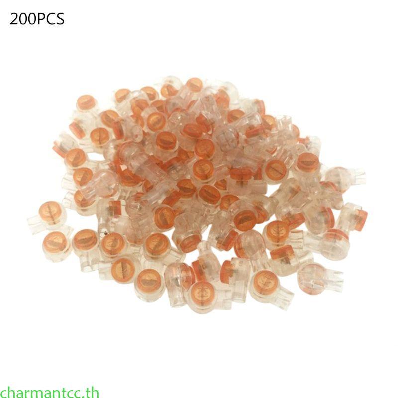 Charmantcc 200 ชิ้น K1 Connector Crimp การเชื่อมต่อสายไฟกันน้ํา Ethernet โทรศัพท์สาย UY2 สาย Termina