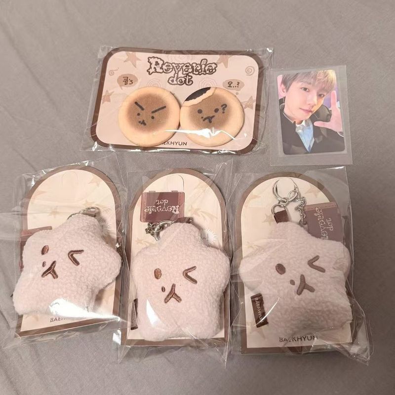 [ประเทศตอนนี้] BAEKHYUN Border BAEKHYUN Reverie dot Seoul Encore Field Merchandise Star พวงกุญแจ k