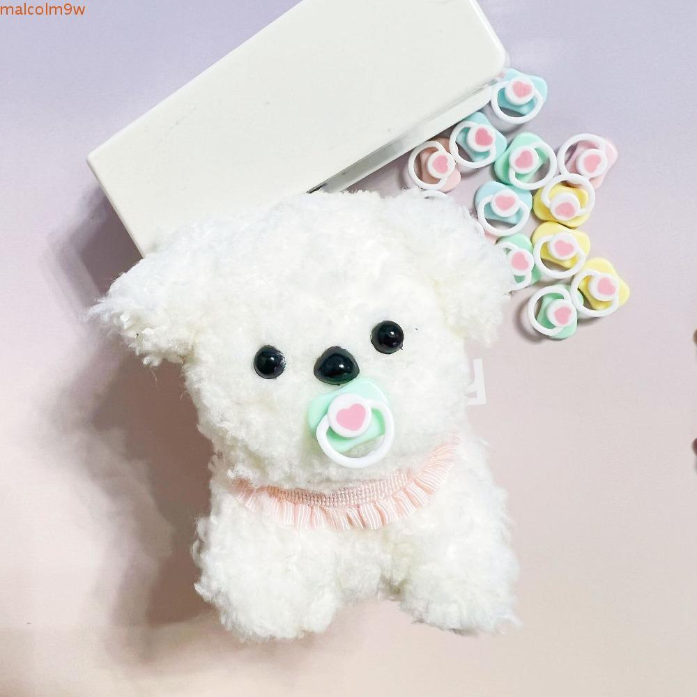 SCOPE 4 ชิ้นมินิตุ๊กตา Pacifier,สีชมพู/สีฟ้า Pacifier รุ่น BJD ตุ๊กตา Dummy Pacifier,ของเล่น Pacifie