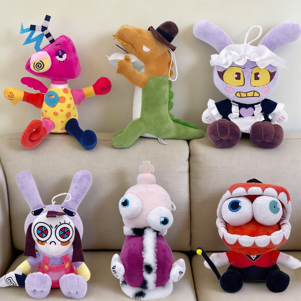 The Amazing Digital Circus Plush Toy น่ารัก Caine Pomni Jax ตุ๊กตาตุ๊กตาสําหรับเด็กและแฟนคอลเลกชัน