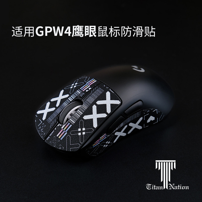Titan Country เหมาะสําหรับ Logitech GPW4 Hawkeye Titan หนังเมาส์สติกเกอร์กันลื่น GPW2/3 Suzaku สติกเ