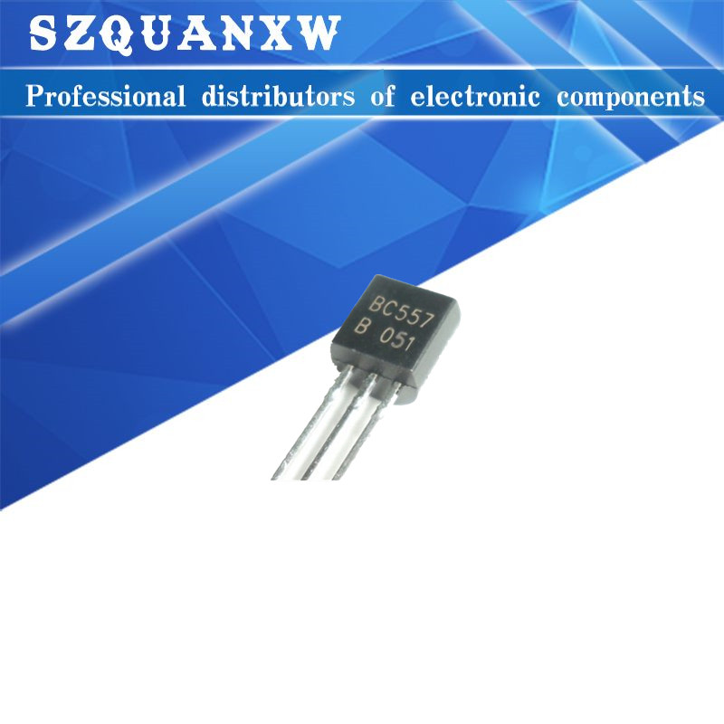 100PCS BC557B TO-92 BC557 TO92 557B ทรานซิสเตอร์ไตรโอดใหม่