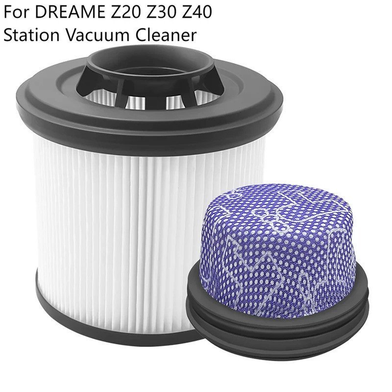 1 ชุดสําหรับ Dreame Z20 Z30 Z40 เครื่องดูดฝุ่นกรองล่วงหน้าล้างทําความสะอาดได้ HEPA กรองทําความสะอาดเ