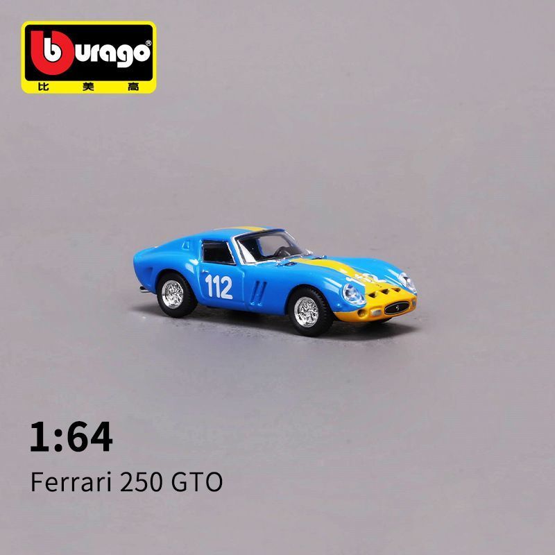 BURAGO BURAGO 1: 64 Ferrari 499P Le Mang รถจําลอง 250GTO รุ่น 3/30