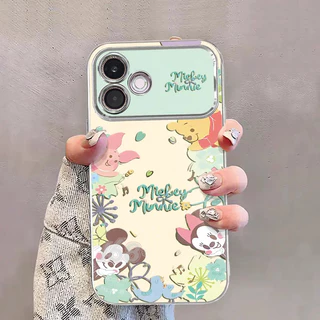 เคส OPPO A5 Pro 5G Case เคสน่ารักลายดอกไม้ การ์ตูนมิกกี้ มินนี่ เมาส์ อีโมจิตลกกันกระแทก เคสซิลิโคนเคลือบอ่อนสำหรับเด็กผู้หญิง เด็กผู้ชาย นักเรียน