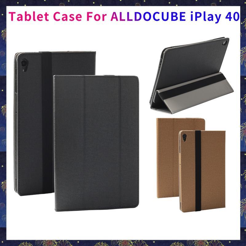 (PFZ) เคสแท็บเล็ตสําหรับ IPlay40 แท็บเล็ต 10.4 นิ้วซองหนัง PU Flip Case Cover สําหรับ CUBE 40