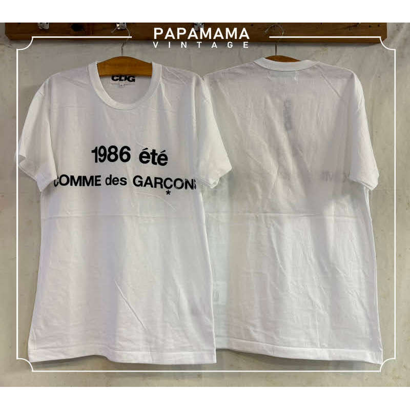 comme des garcons tag DCG Street Fasion เสื้อวินเทจ เสื้อแฟชั่น heavy vintage shirt