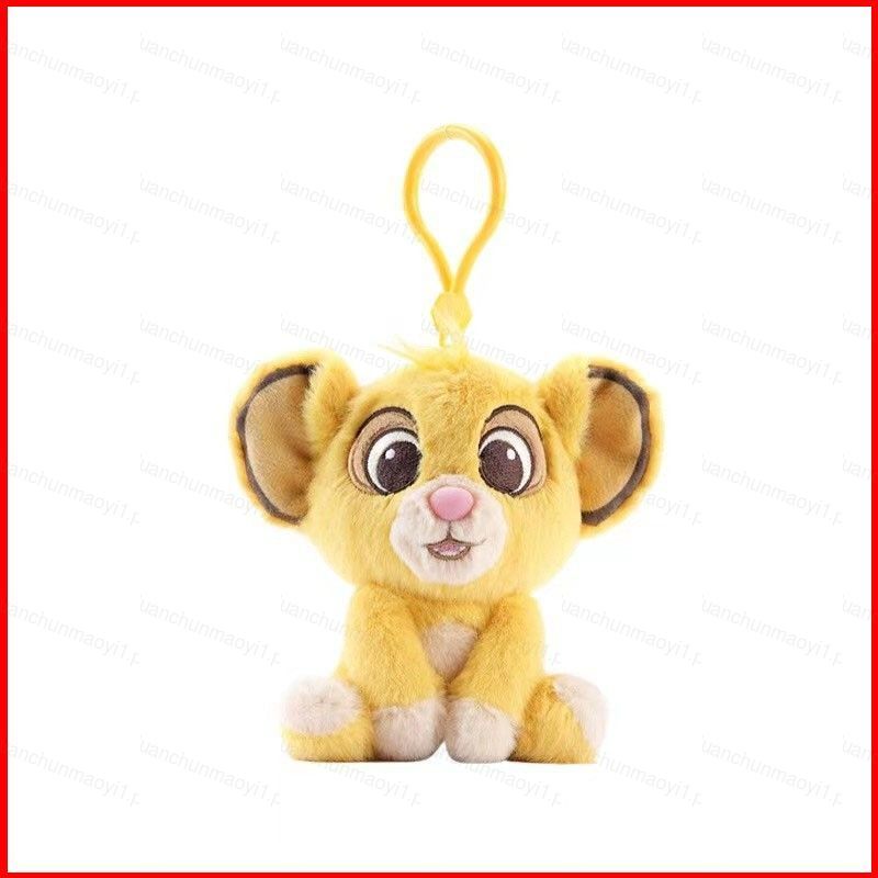 DC1 น่ารัก Lion King Simba จี้ของขวัญสําหรับแฟน กระเป๋าเป้สะพายหลังเครื่องประดับพวงกุญแจตุ๊กตาของเล่