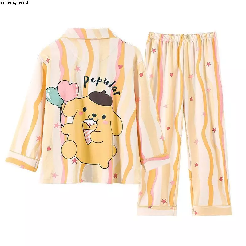FAIRY_BABYชุดนอนเด็กผ้าคอตตอน ชุดนอนเด็กผู้หญิง 10 ขวบ ชุดนอน sanrio ชุดนอนเด็กโต ผู้หญิง 12 15 ปี ชุดนอนpochacco ชุดนอนผ้าคอตตอน 100% ชุดนอนมายเม ชุดนอนแม่ลูก ชุดนอน kuromi ชุดนอนเด็กแขนยาว ชุดนอนเด็กเล็ก ชุดนอนคู่แม่ลูก ชุดนอนคอกลม ชุดนอนเด็กหญิง thumbnail 4