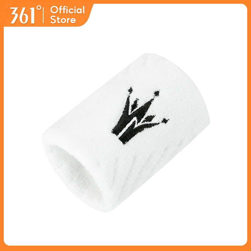 【361 Degrees】สายรัดข้อมือสีดำและสีขาว สำหรับทุกเพศ 512536002