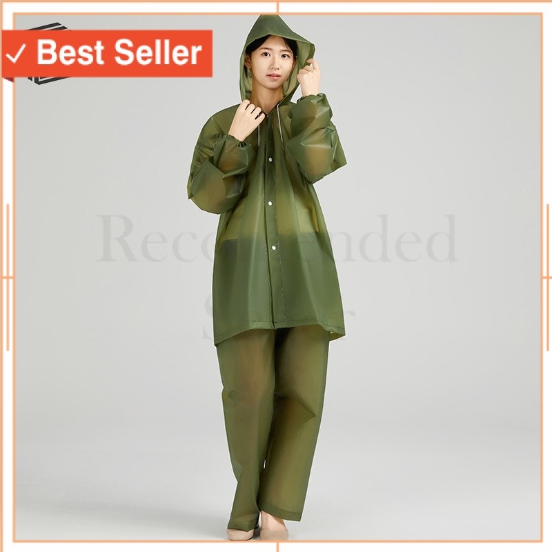 เสื้อกันฝนที่ทนทานหนาทันสมัย / CANEL & CO เสื้อกันฝนผ้า Oxford กันลมและไนลอนกันลม / ชุดเสื้อโค้ท