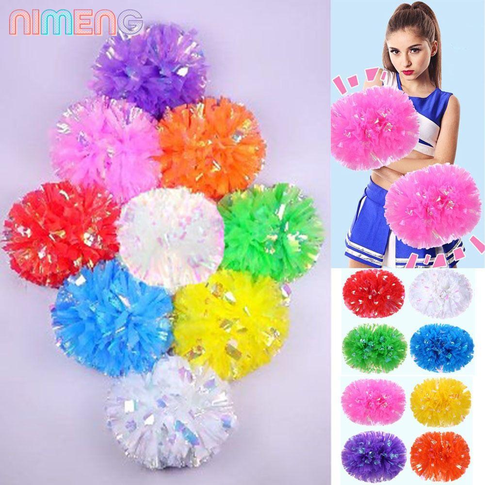 นิเมง ปอมปอมที่ใช้งานได้จริงราคาถูก, 9 สี 25 ซม. เกม ปอมปอม, อุปกรณ์จับคู่กีฬาคุณภาพสูงกีฬาเชียร์ลีดเดอร์