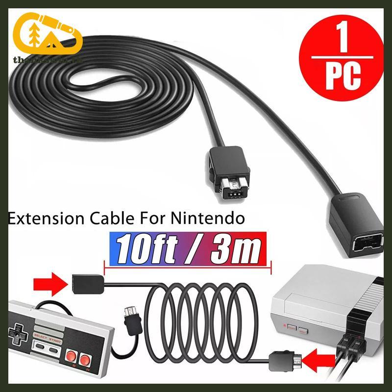 Thankswin สายต่อเกม Extender สําหรับ SNES Classic Controller สําหรับ NES Wii Controller สีดํา th