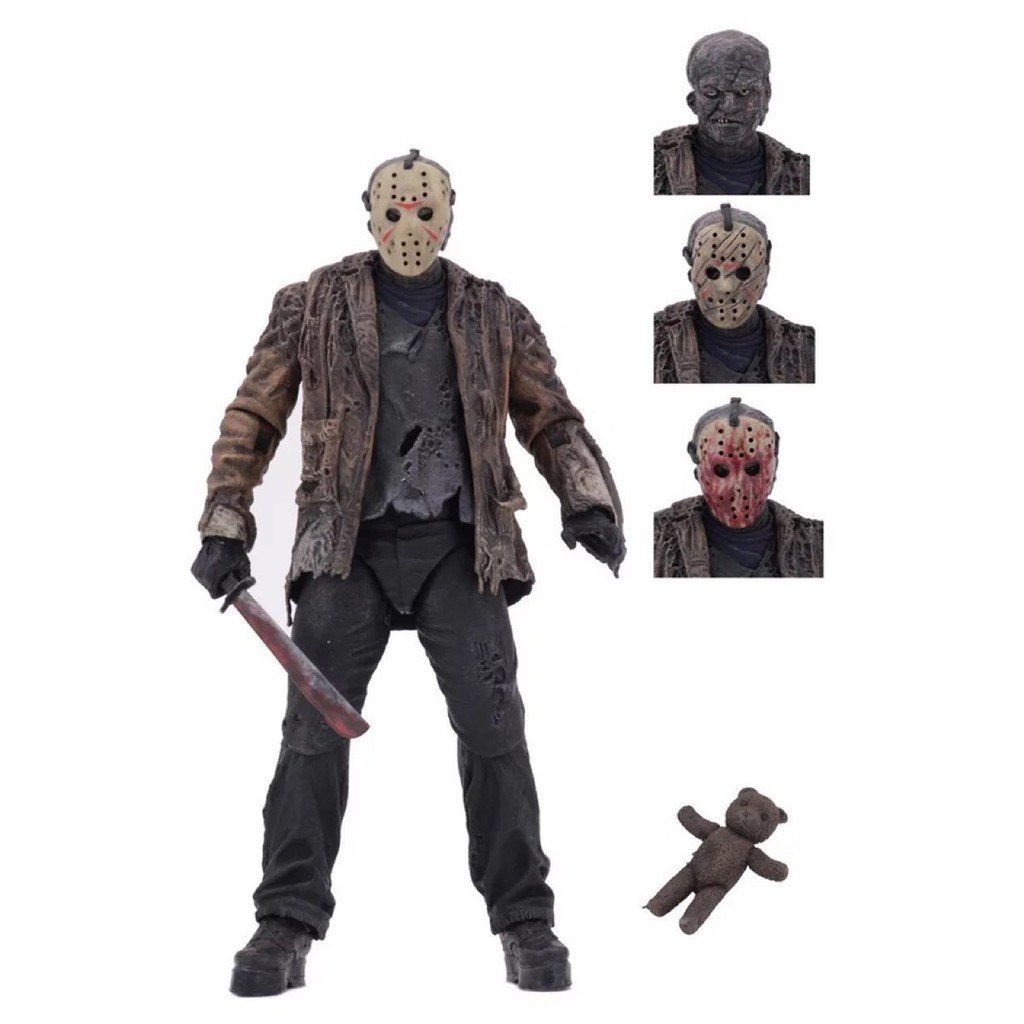 โมเดล Freddy Jason Inch Jason Freddy NECA39725 Doll Wars vs Jason Figure 7 FJOE