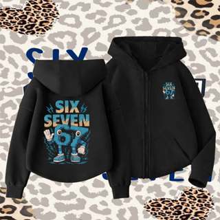 SIX SEVEN 67 x ROBLOX Kids Zip Hoodie Jacket Casual Streetwe…