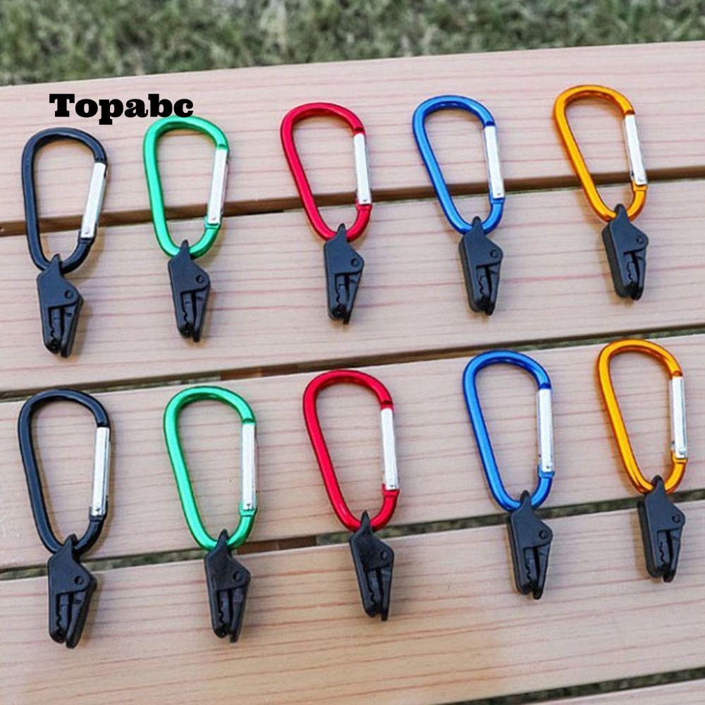ชุดแคลมป์พลาสติก EDC Tools กันลม หลากหลายสี ใช้สำหรับเต็นท์และการแค้มปิ้ง