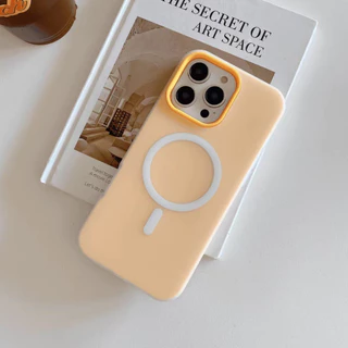 📌Lucy📌ฟรอสต์แมทท์ 2-in-1 สีแคนดี้ เข้ากันได้สำหรับ เคสไอโฟน11 เคส iphone 17 16 Pro Max XR 12 13 14 15 สีชมพูสวยงาม#080