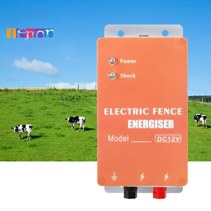 [Lemon] รั้วไฟฟ้า 0.5 Joules ความต้านทานต่ํา Energizer ปศุสัตว์แกะสุนัขหมูช้างวัวสัตว์ตัวควบคุมชีพจร