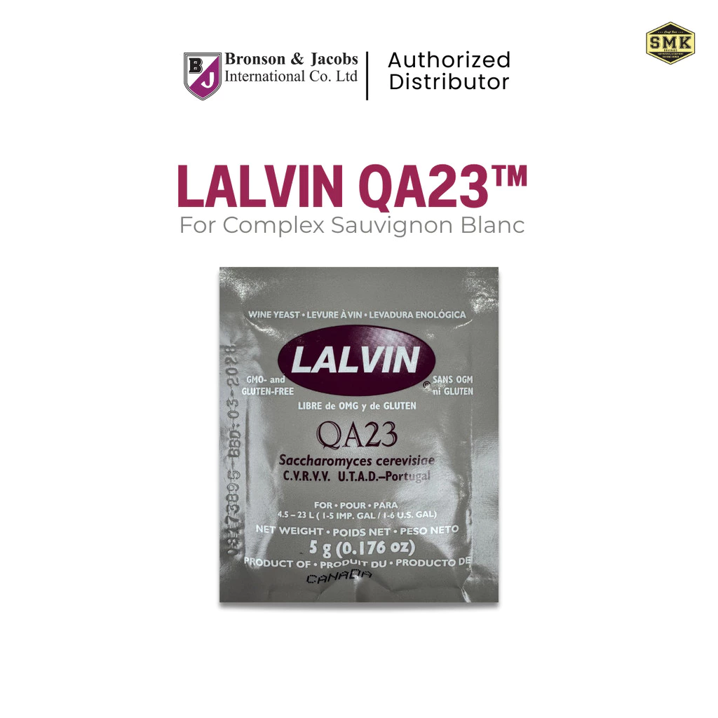 Lalvin QA23™ : Lalvin™ Wine Yeast : (5 G.) สำหรับหมักไวน์