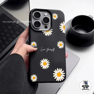 ดอกไม้สวย เคสไอโฟน11 เคส iphone 16 Pro Max 8 7 Plus XR 11 17 12 13 14 15 16 17 Pro Max เนื้อหนัง Case เคสไอโฟนหรูหราไฮโซ